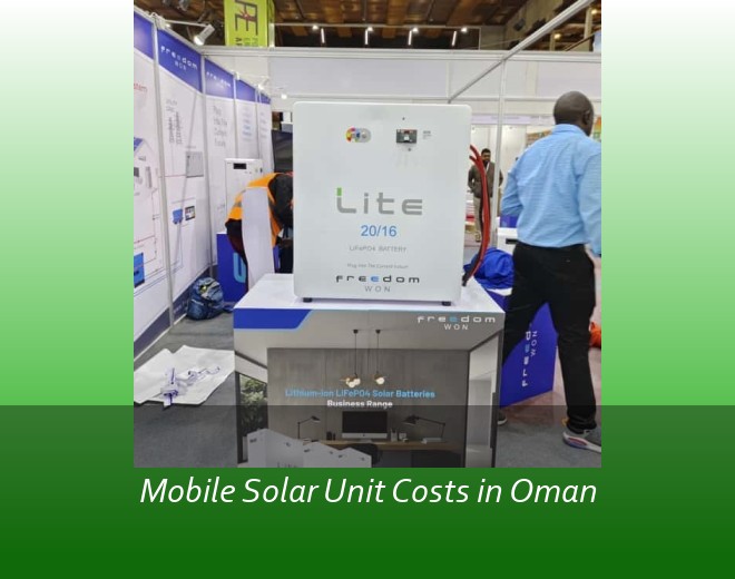 Mobile Solar Unit Costs in Oman
